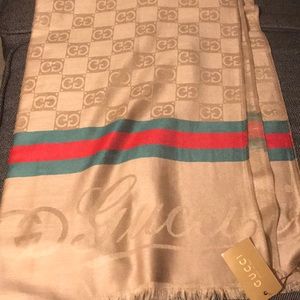 Silk scarf GG lowered from $100.